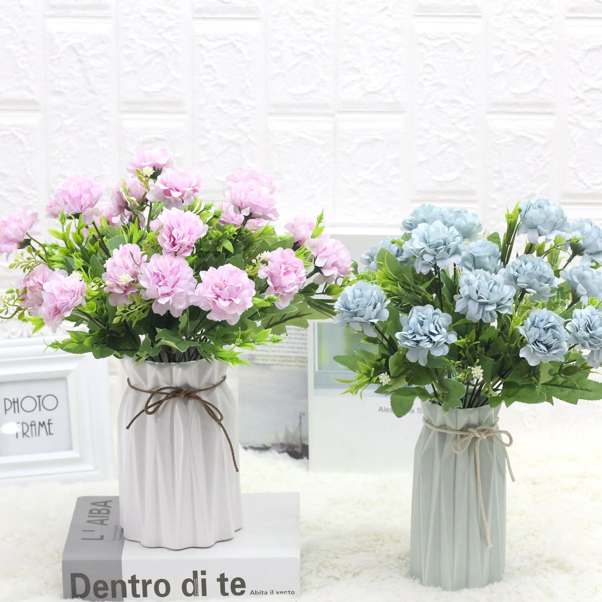 5PCS Emulational Flower  Silk Flower Premarital Bridal Bouquet Dried Flower  Fake Flower