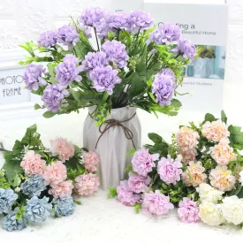 5PCS Emulational Flower  Silk Flower Premarital Bridal Bouquet Dried Flower  Fake Flower