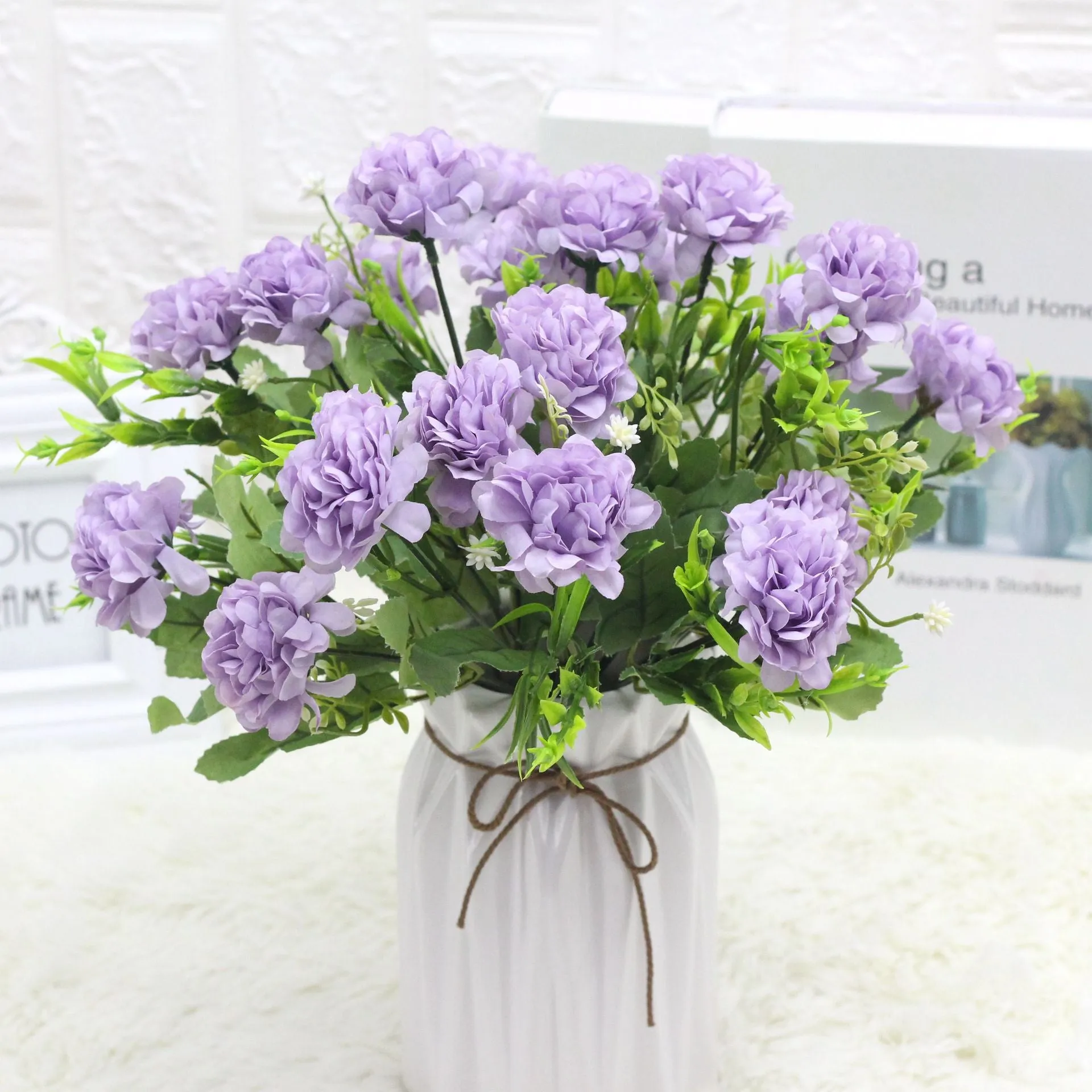 5PCS Emulational Flower  Silk Flower Premarital Bridal Bouquet Dried Flower  Fake Flower