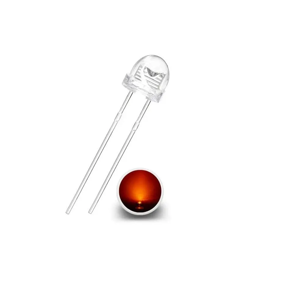 DIP LED 5mm Straw Hat
