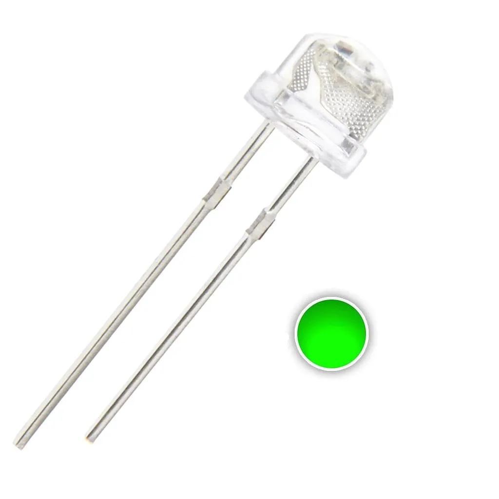 DIP LED 5mm Straw Hat