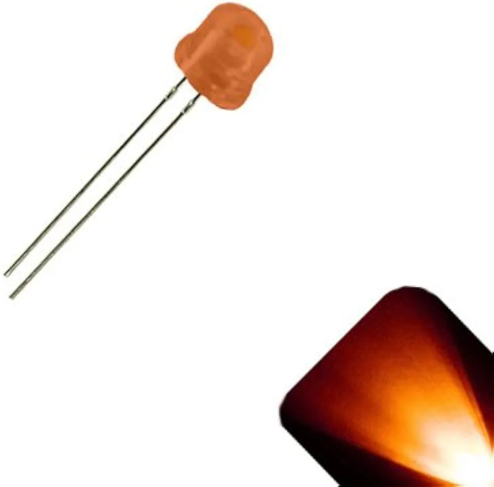 DIP LED 5mm Straw Hat