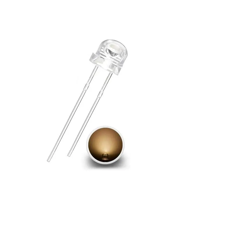 DIP LED 5mm Straw Hat