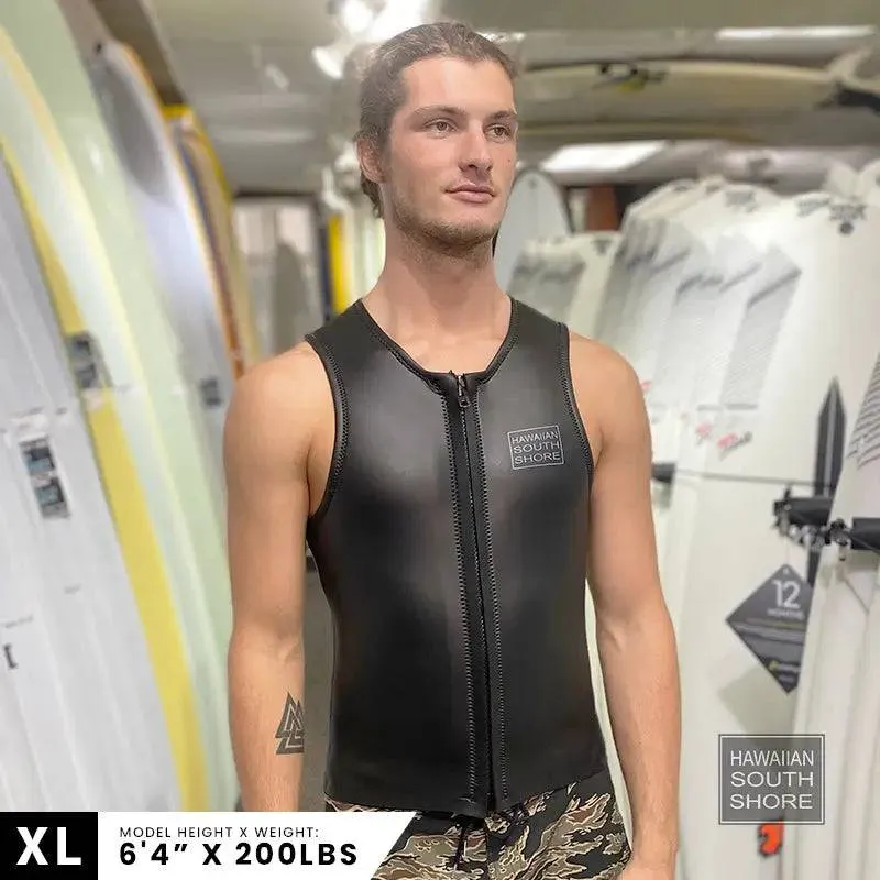 HawaiianSouthShore VEST 2MM JPN MODEL Wetsuit MENS (Small-XXLarge) Black