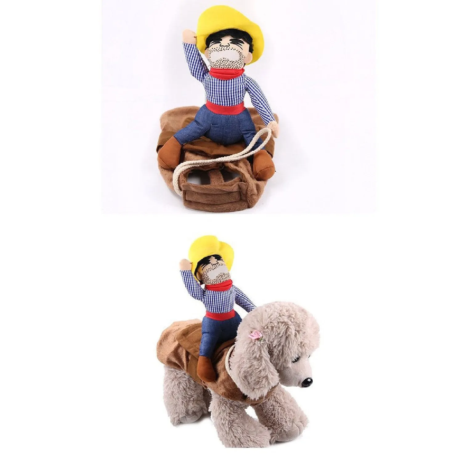 Pet Life 'Yeepaw' Cowboy Pet Holiday Dog Costume
